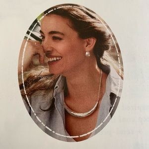 La Lune sculpted collar necklace